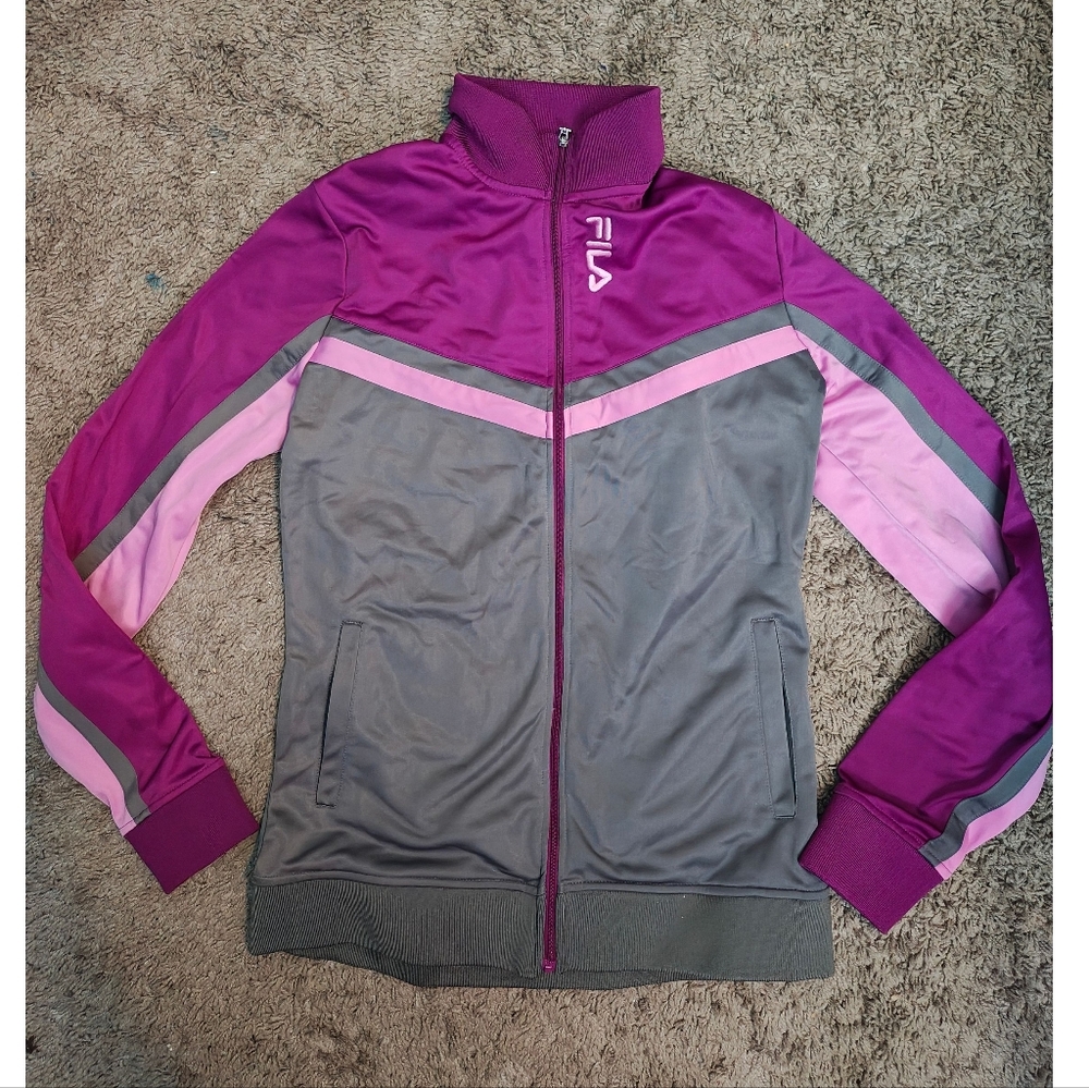 FILA Women's Purple and Gray Jacket